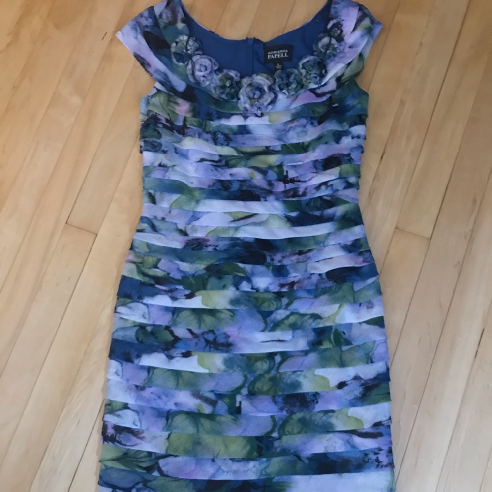 Adrianna Papell Chiffon Dress